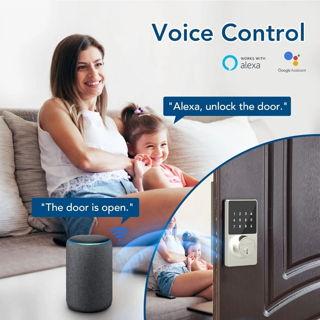 ELAMOR WiFi Smart Door Lock - photo 4
