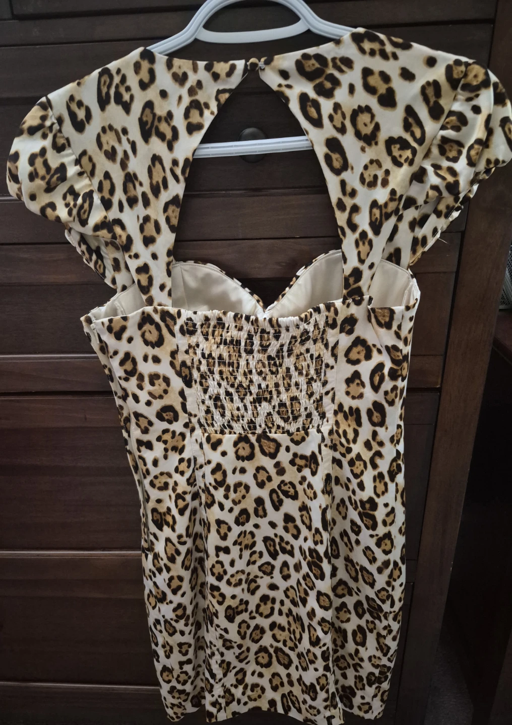 Guess Leopard Print Ruched Mini Dress - photo 3