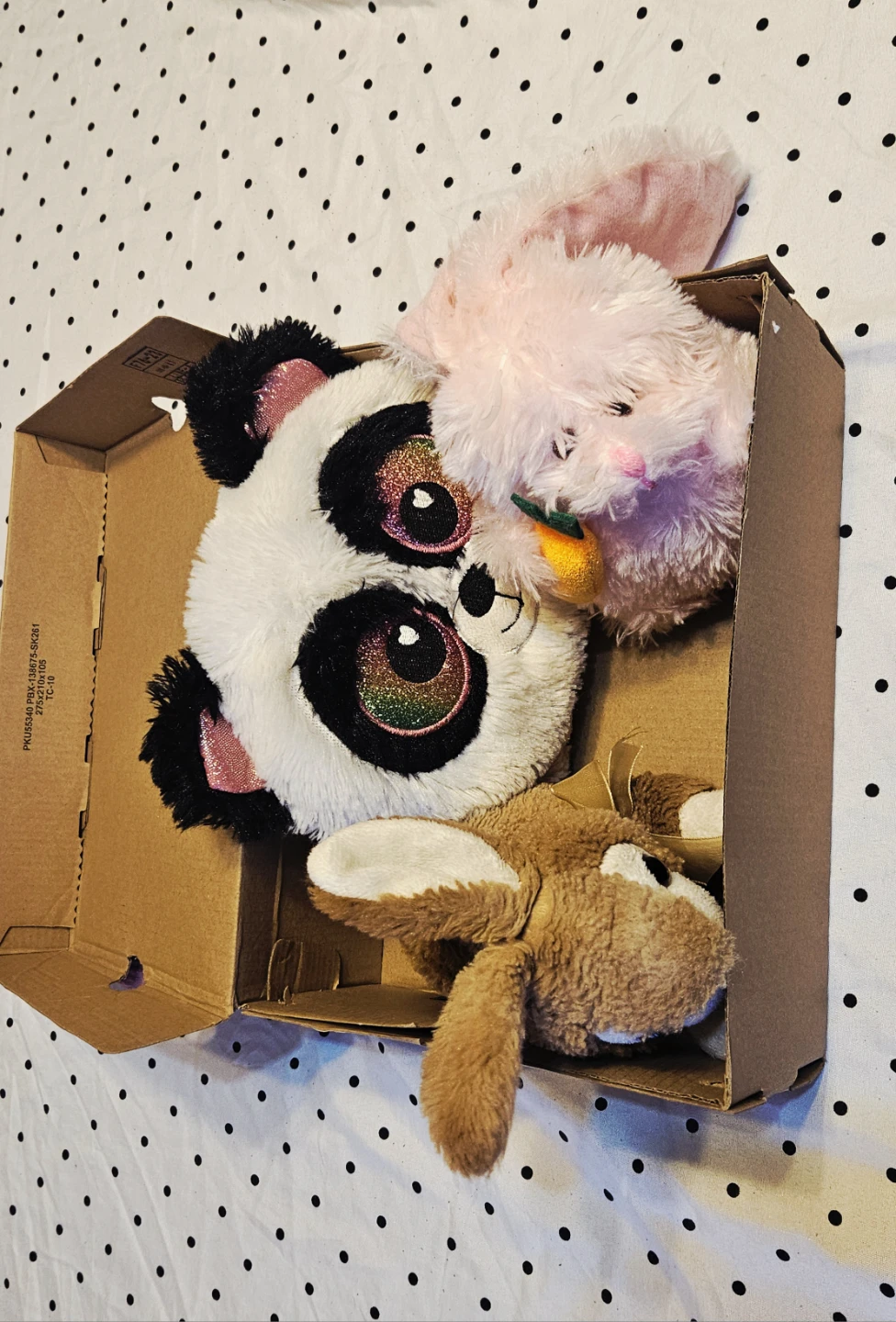 Plush Toy Bundle - Panda, Rabbit, and Bunny - photo 2