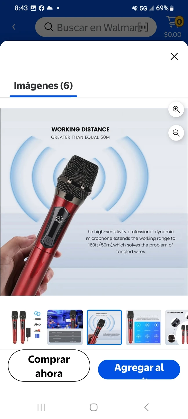 Wireless Dynamic Microphone with Receiver - photo 3