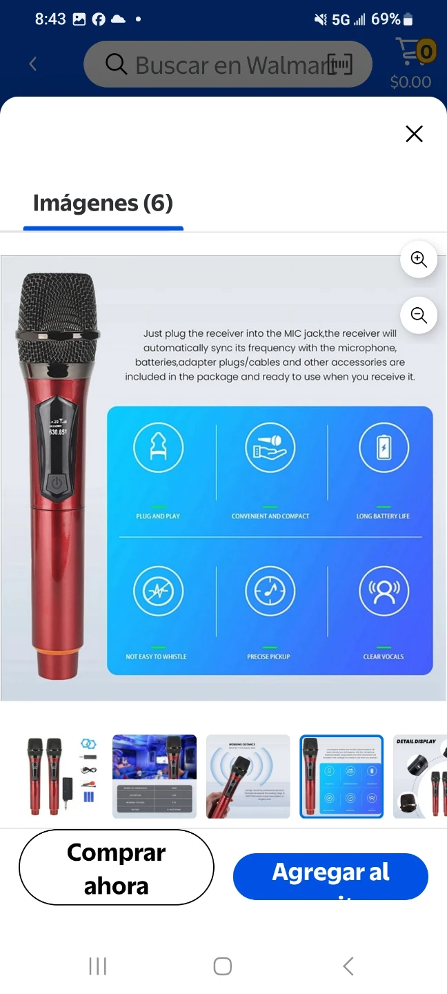 Wireless Dynamic Microphone with Receiver - photo 4