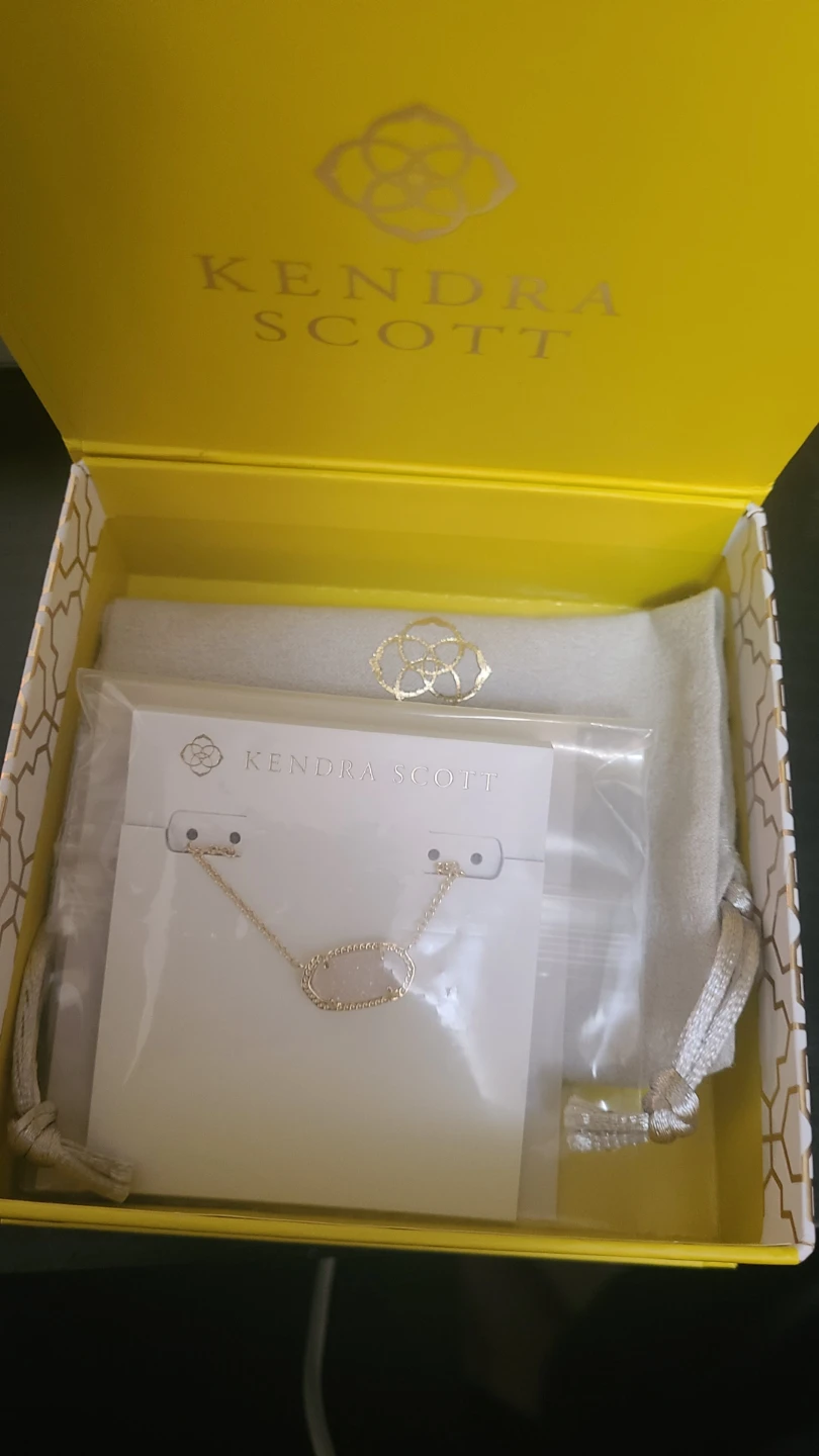 Kendra Scott gold Elise necklace