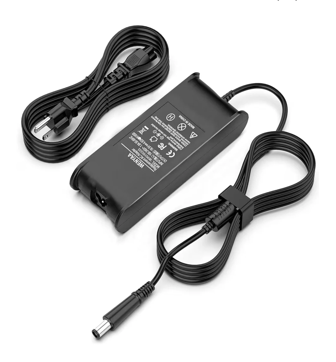 Dell 90W Laptop Charger 19.5V 7.4mm for Latitude Inspiron