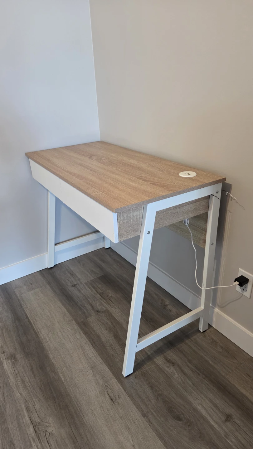 Compact Desk with Two Drawers - photo 2