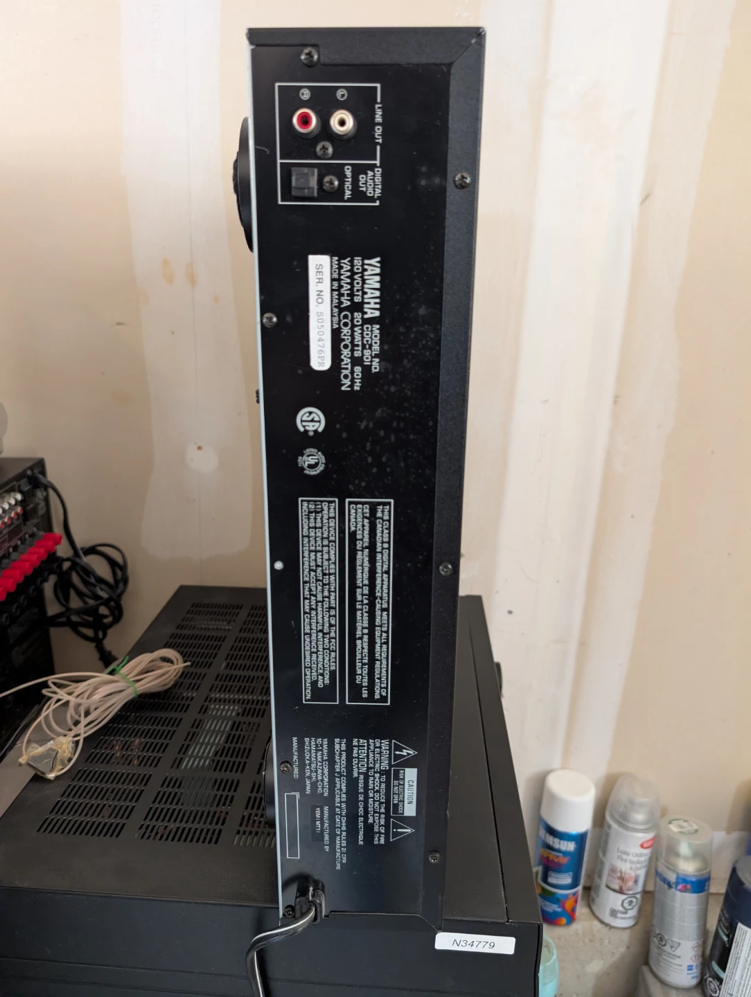 Yamaha Disc Changer Player CDC-901 with Remote. As is - photo 4