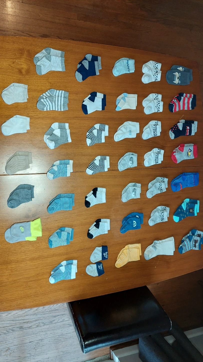 Assorted Baby Socks Bundle (40 pairs)