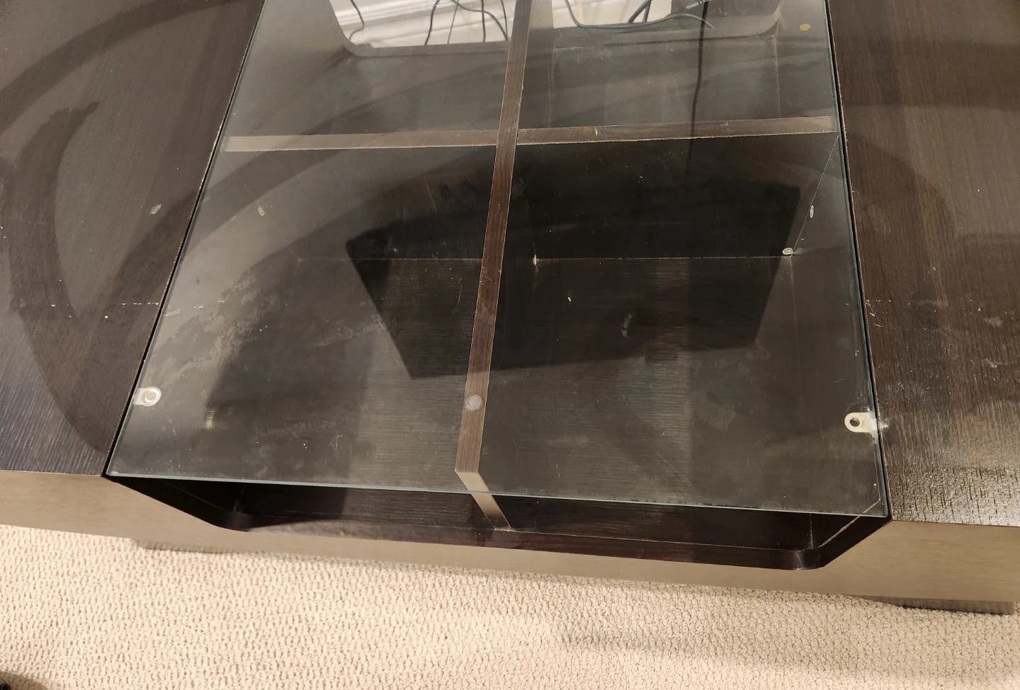 Modern Coffee Table with Glass Top ❤️ - photo 3