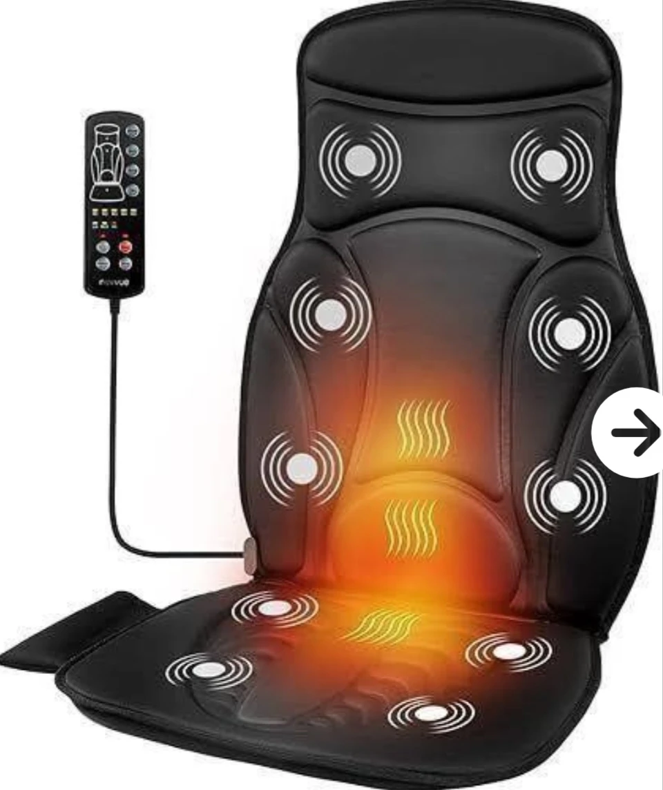 Vibrating massage cushion (New in box)