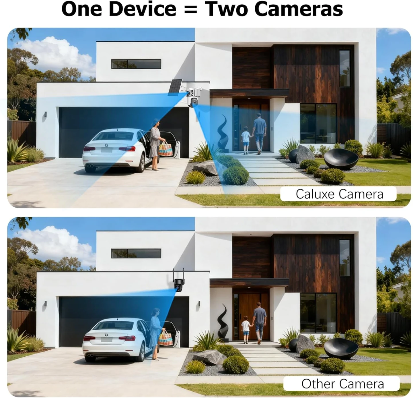 Dual Lens Solar Security Camera New in Box - photo 4