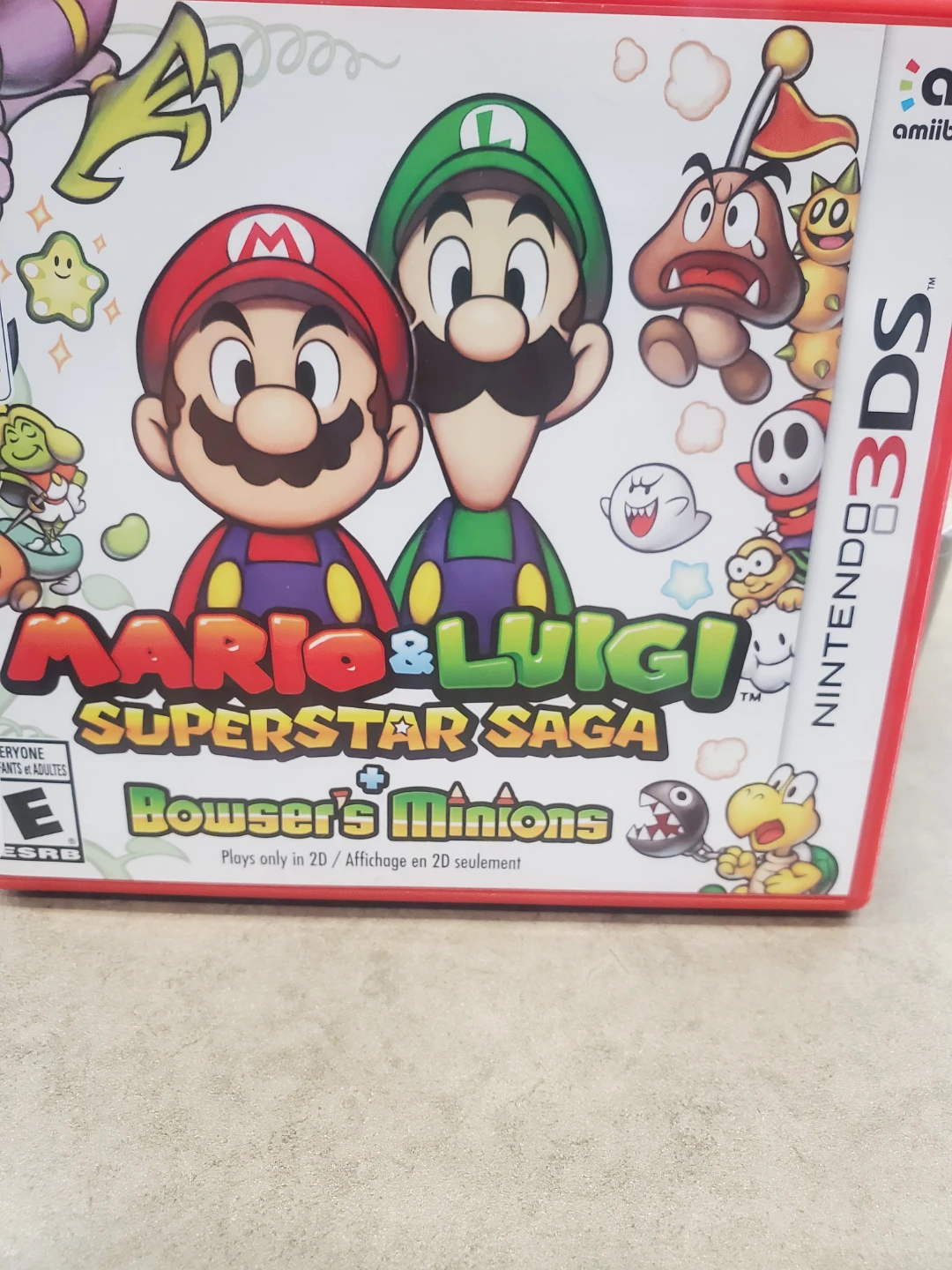 Nintendo 3DS Mario & Luigi Superstar Saga Bowser's Minions Game