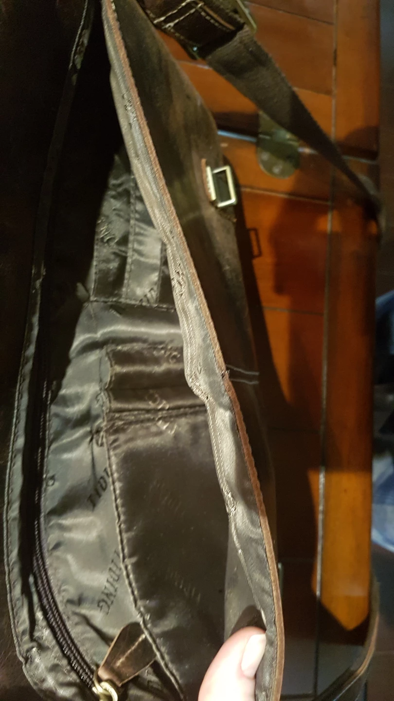 Tiding Leather Messenger Bag - photo 5