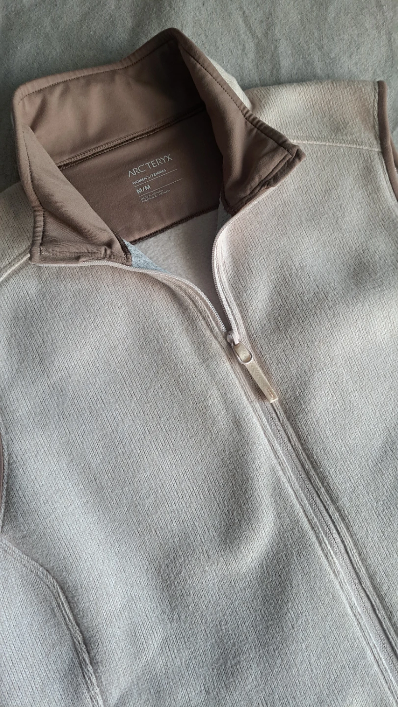 Arc'teryx Women's Fleece Vest - Beige - Size M/M