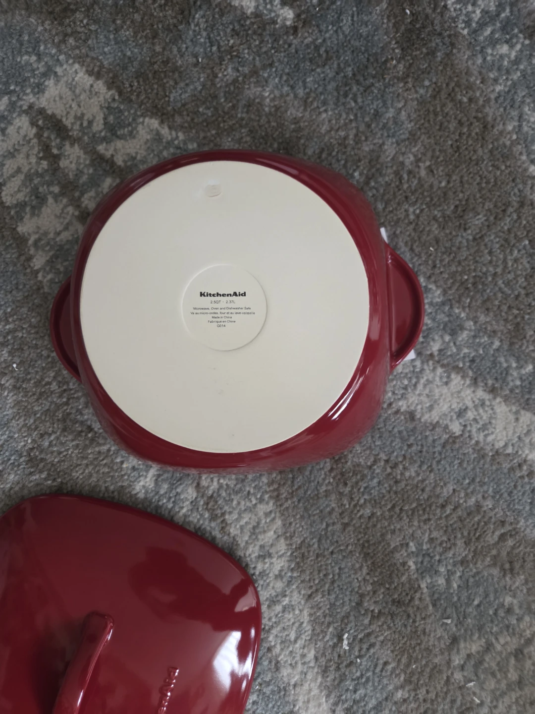KitchenAid Red Square Ceramic Baking Dish - photo 3