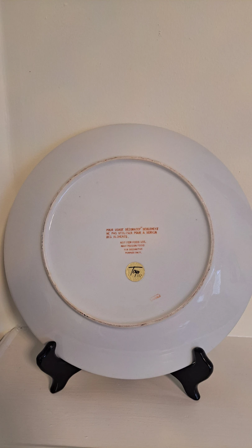 12.5" beautiful Toyo Rose Plate - photo 2