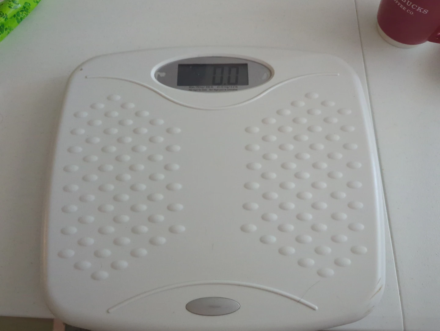 White Digital Bathroom Scale