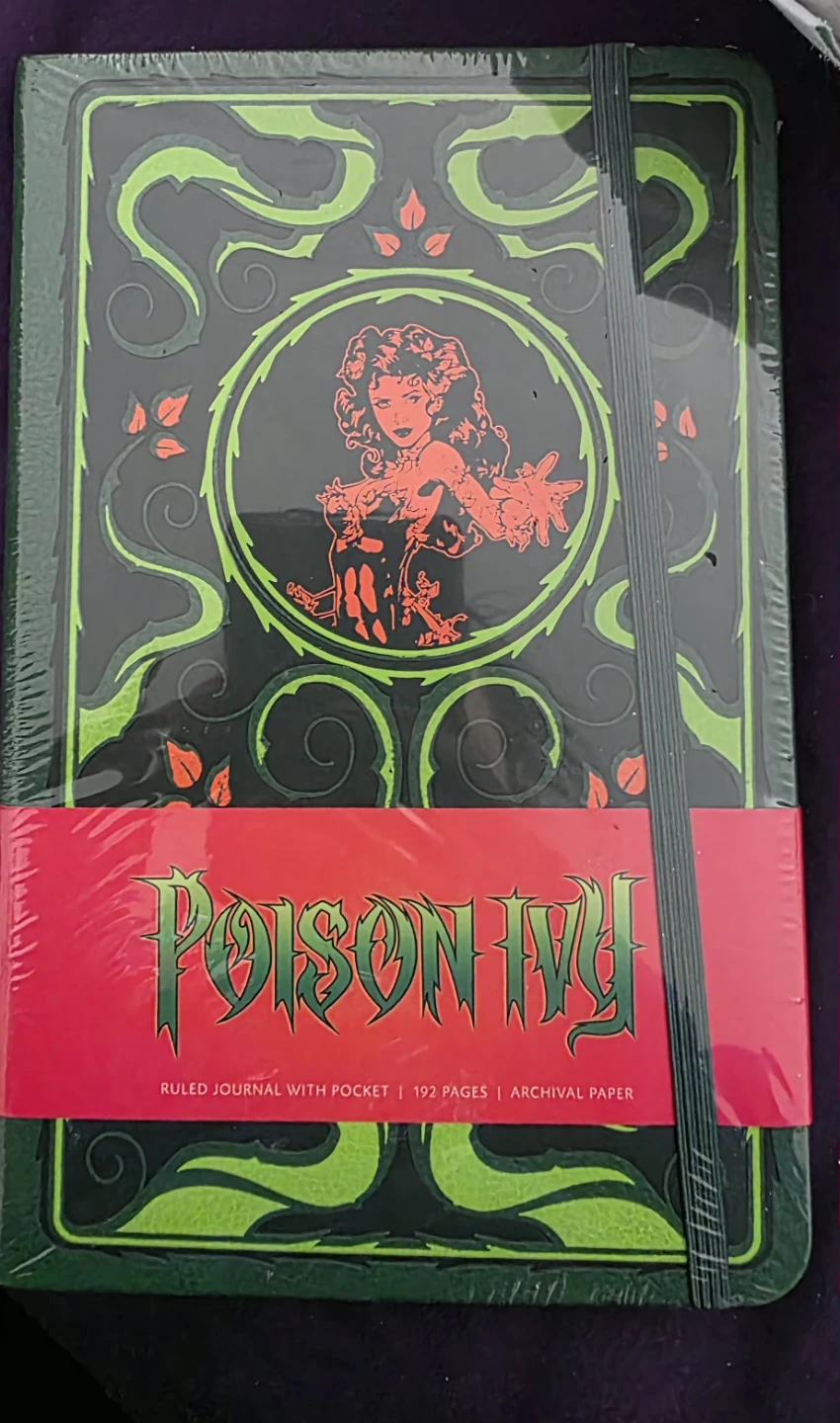 Poison Ivy Hardcover Ruled Journal with Pocket
