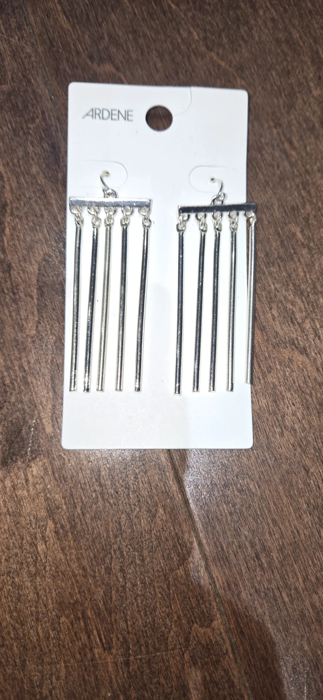 Ardene Silver Tone Drop Earrings