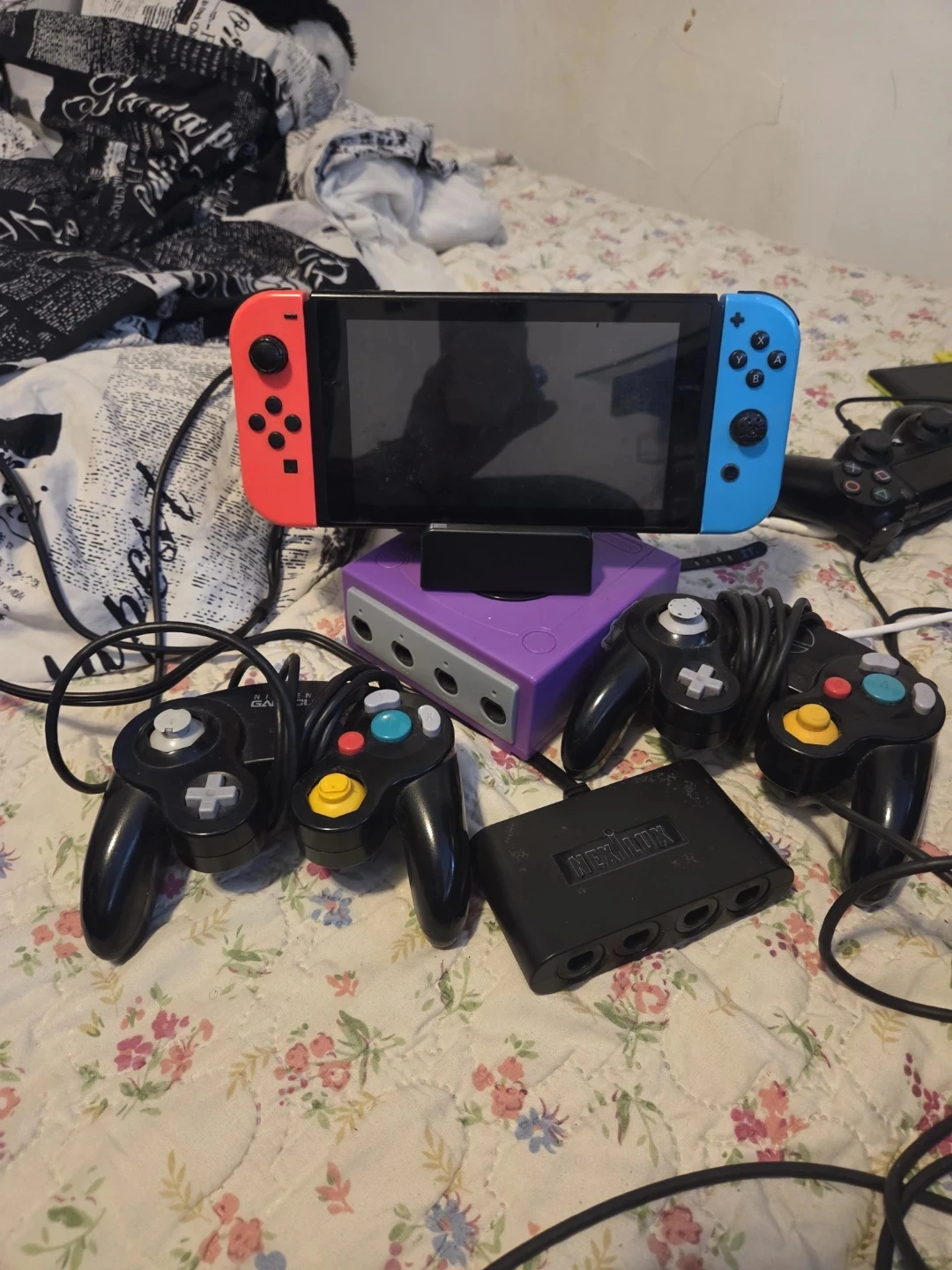 Nintendo Switch Bundle (super smash bros downloaded)