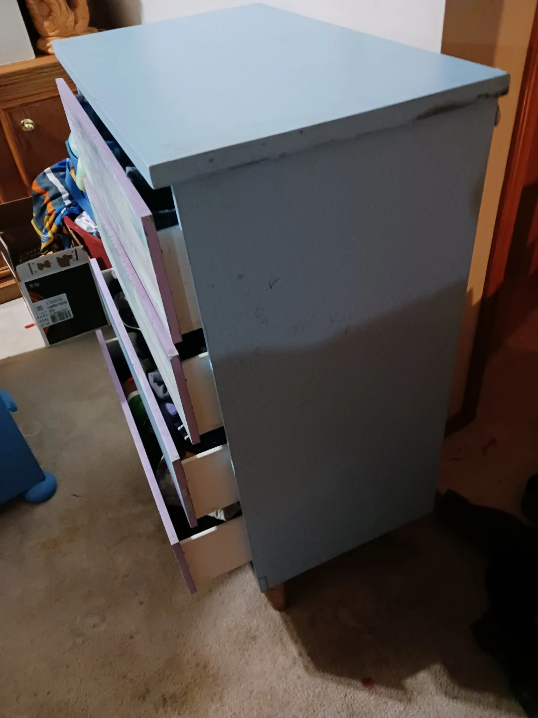 Four-Drawer Dresser with Painted Front - photo 4