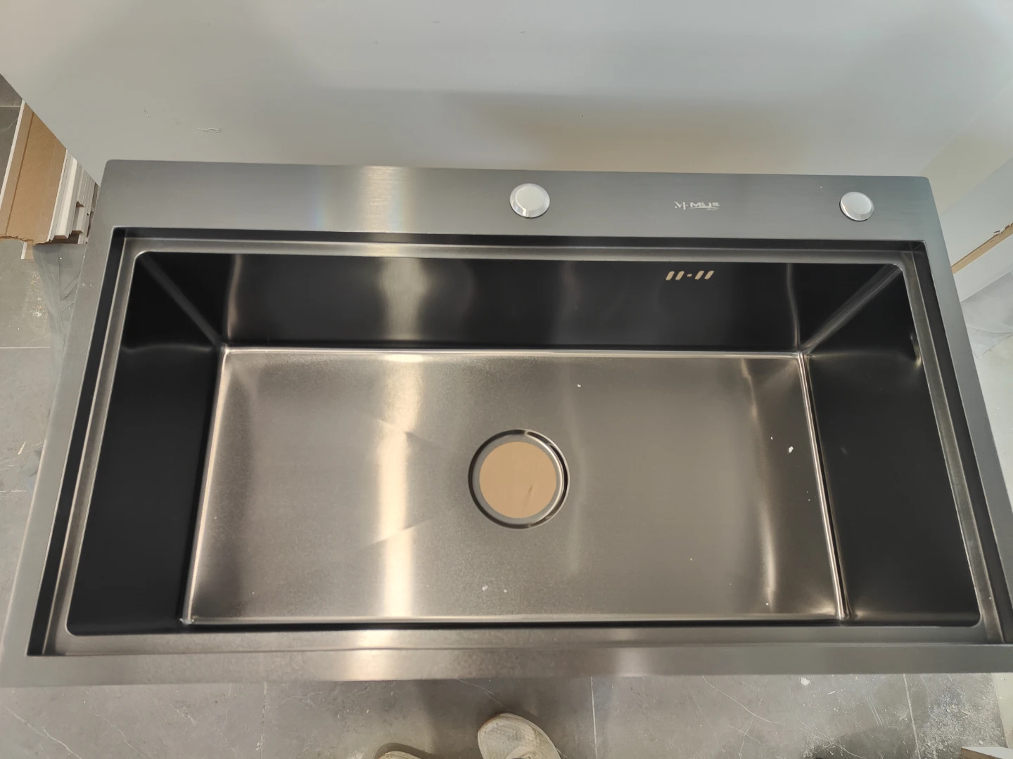 Black Stainless Steel Topmount Kitchen Sink - photo 2