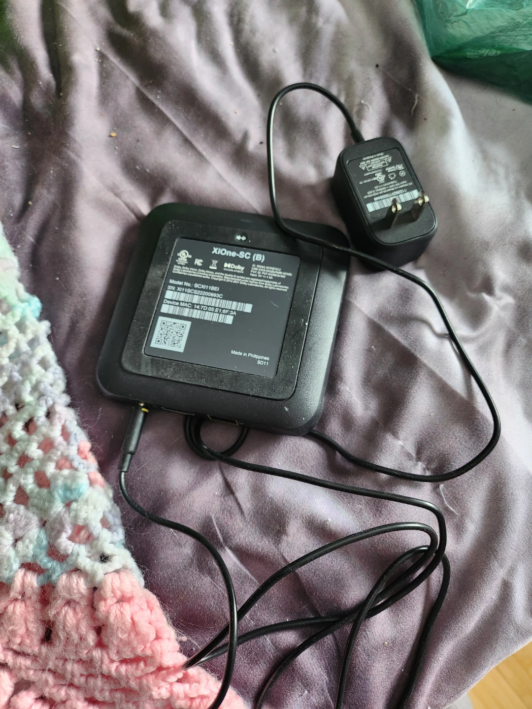 XiOne-SC (B) Device with Power Adapter