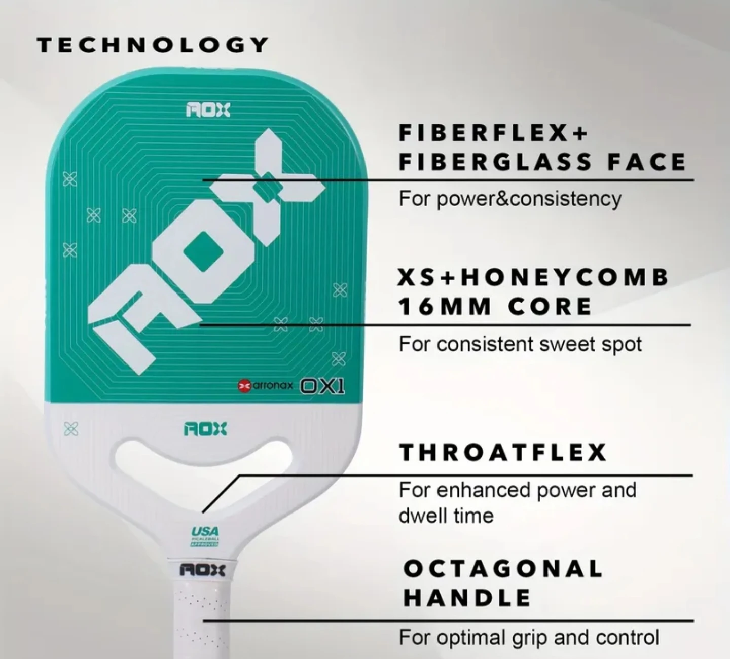 ROX OX1 Pickleball Paddle - photo 2
