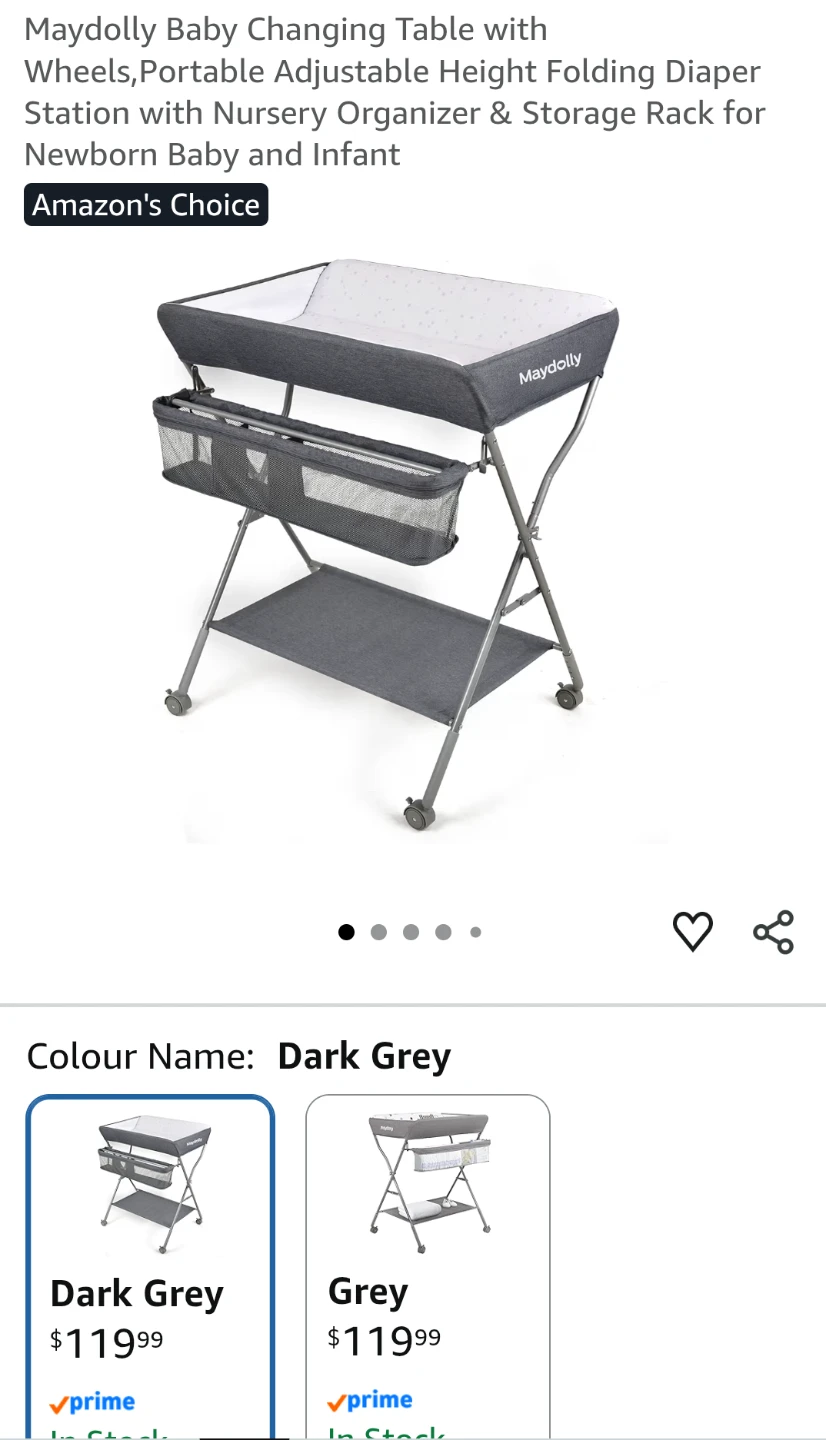 Collapsible Baby Change table, brand new in box - photo 3