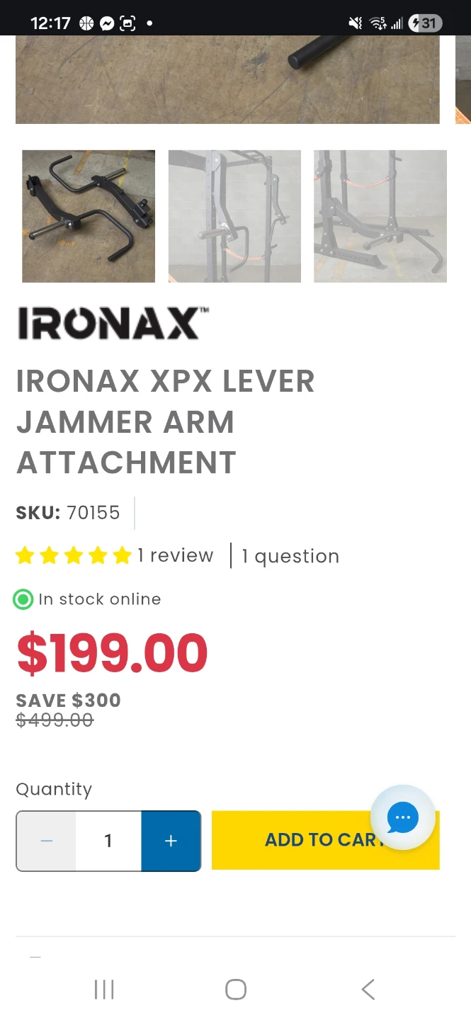 IRONAX XPX Lever Jammer Arm Attachment - photo 3