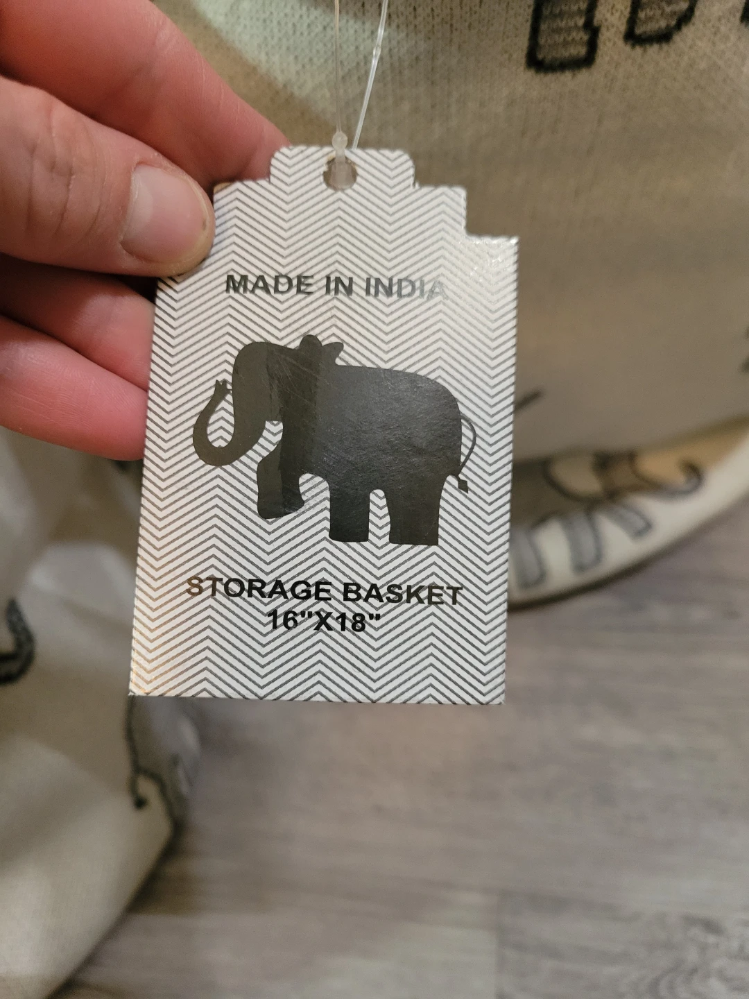 Homesense Elephant Storage Baskets (Set of 2) - photo 3