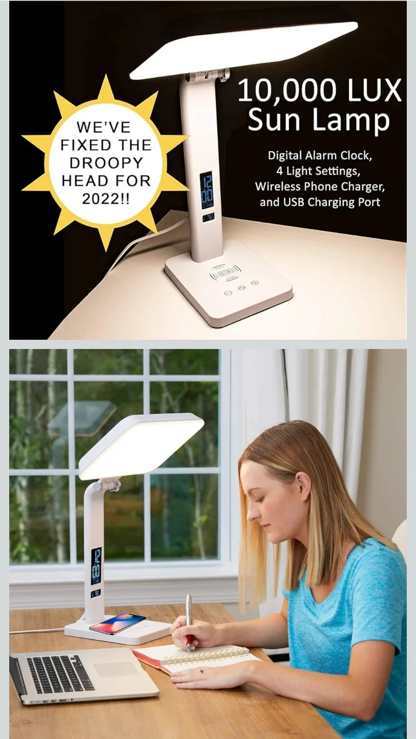 Theralite Aura Qi Light Therapy Sun Lamp