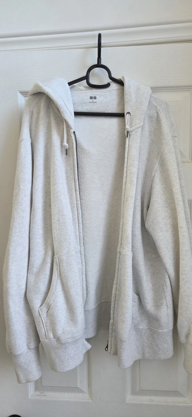 Uniqlo Grey Full Zip Hoodie XL