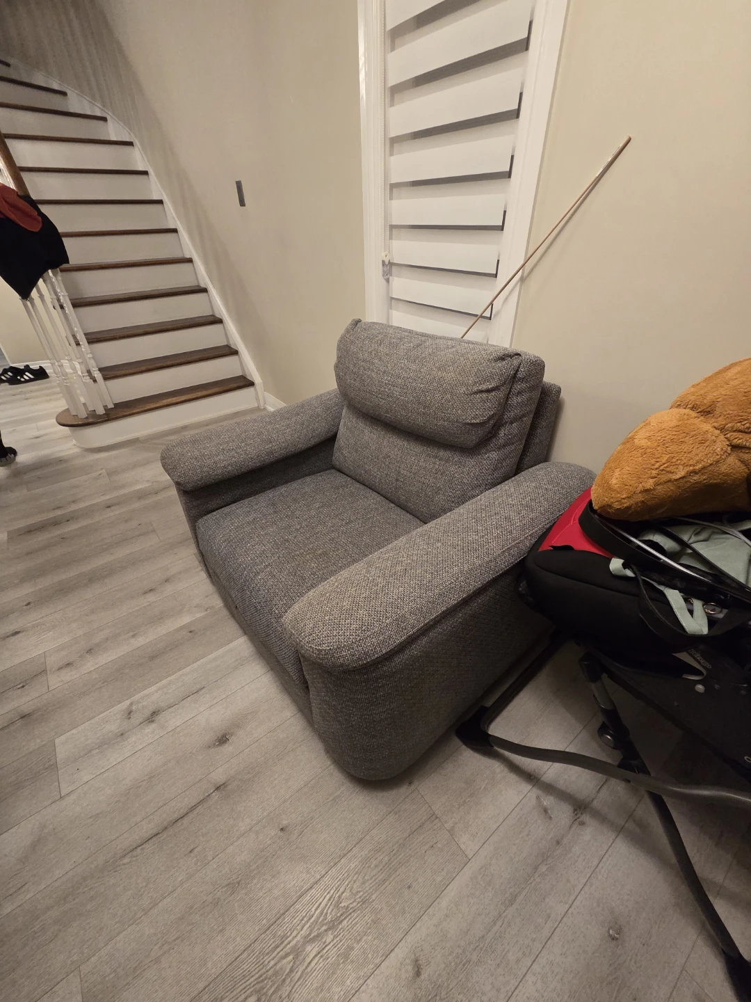 Grey Accent Chair
