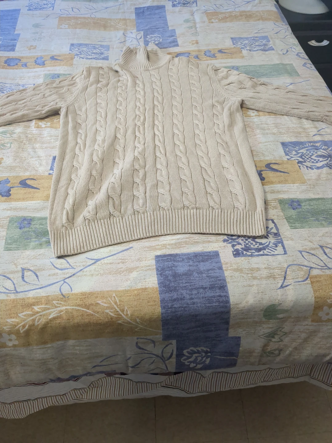 Men's turtle neck long sleeves knitted - photo 2
