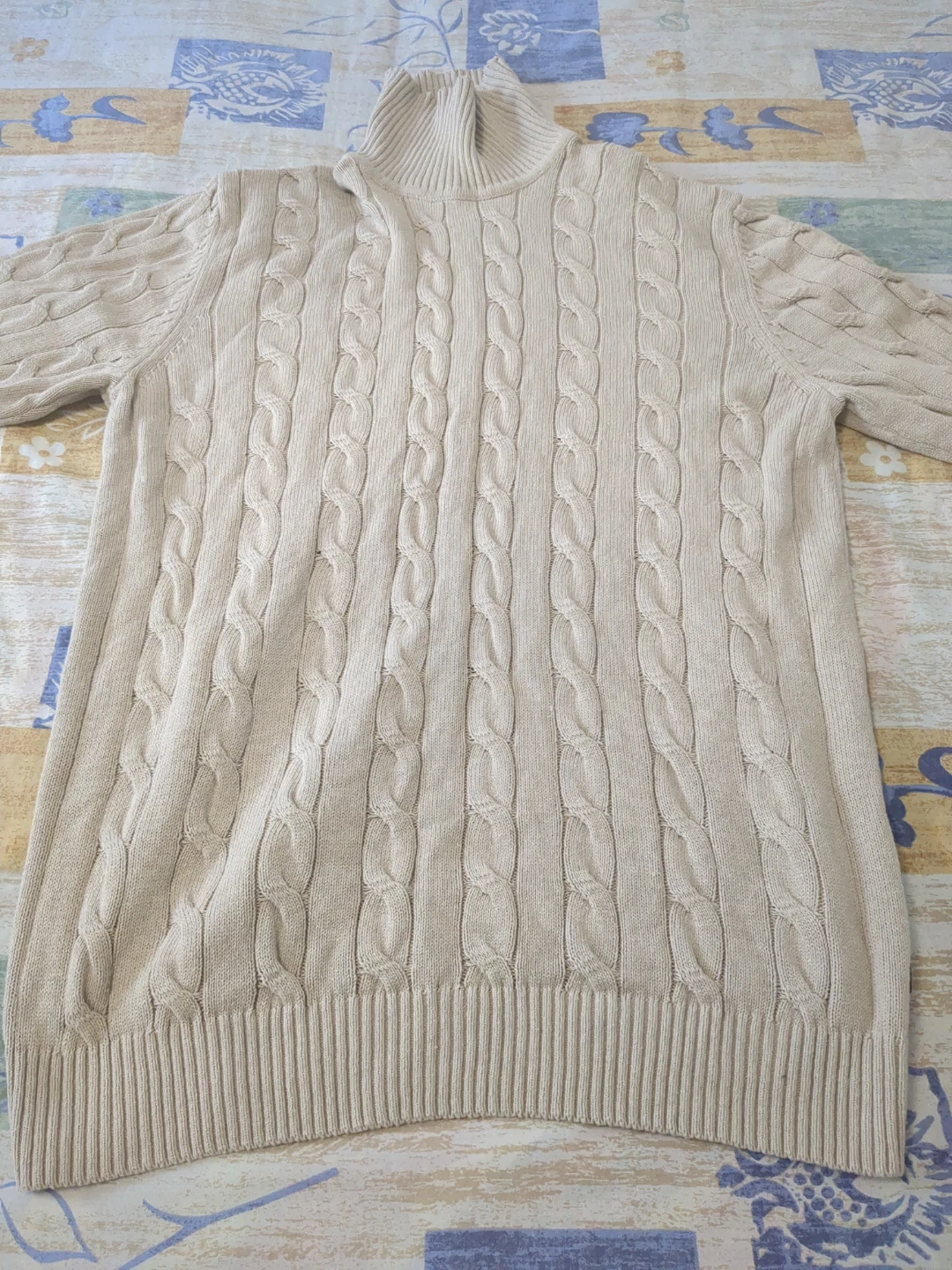 Men's turtle neck long sleeves knitted - photo 3