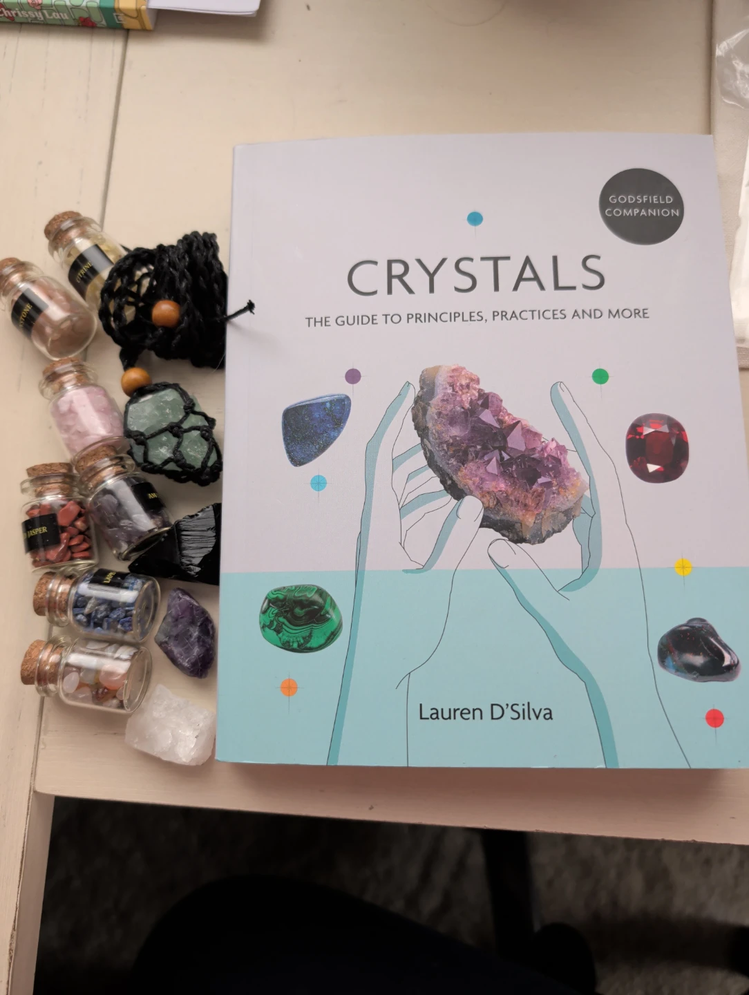 Various crystals and book 🥕