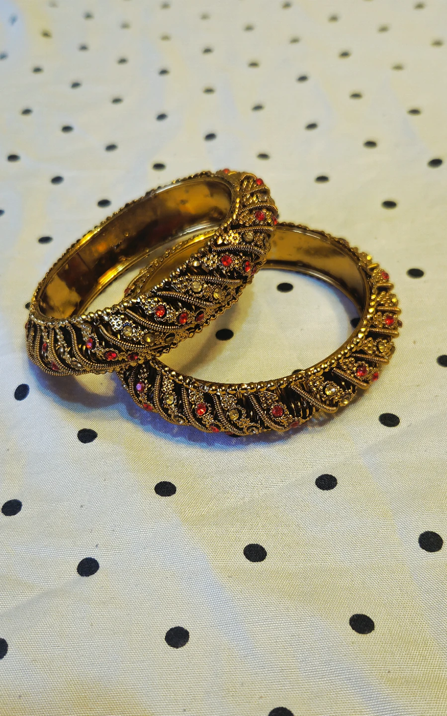 Antique Bangles with Gemstones - photo 3