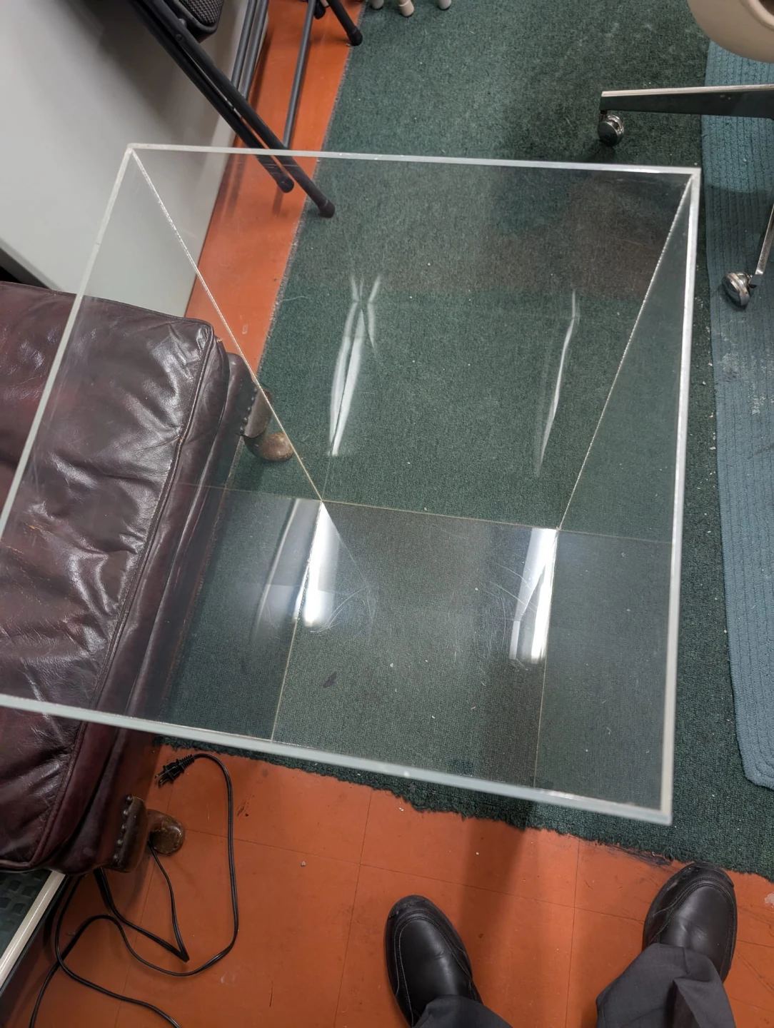 Clear Acrylic Display Case / Pedestal Stand - photo 4
