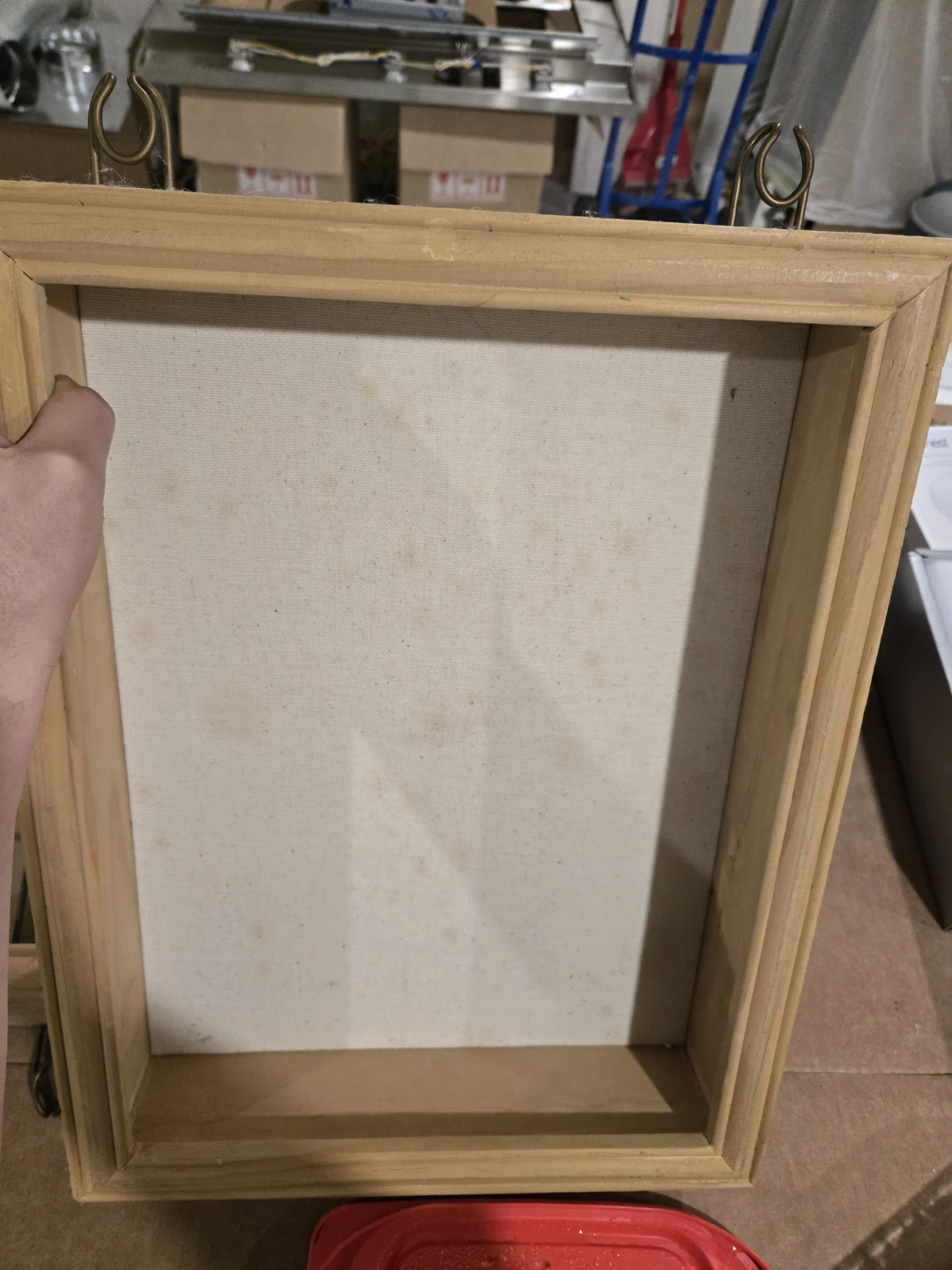 Wooden Pin Board with Canvas Back - photo 2