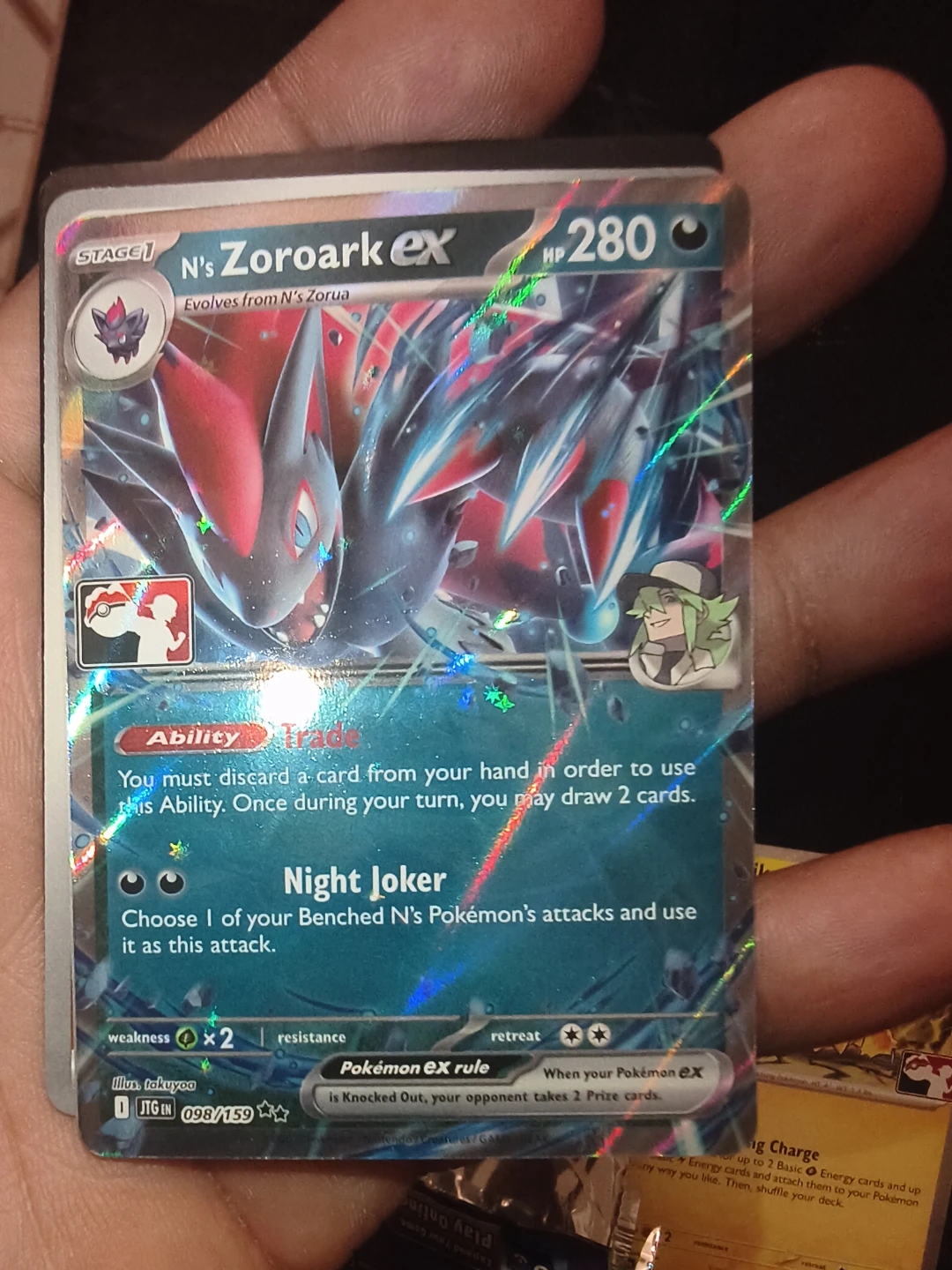 N's Zoroark EX 098/159 Trading Card