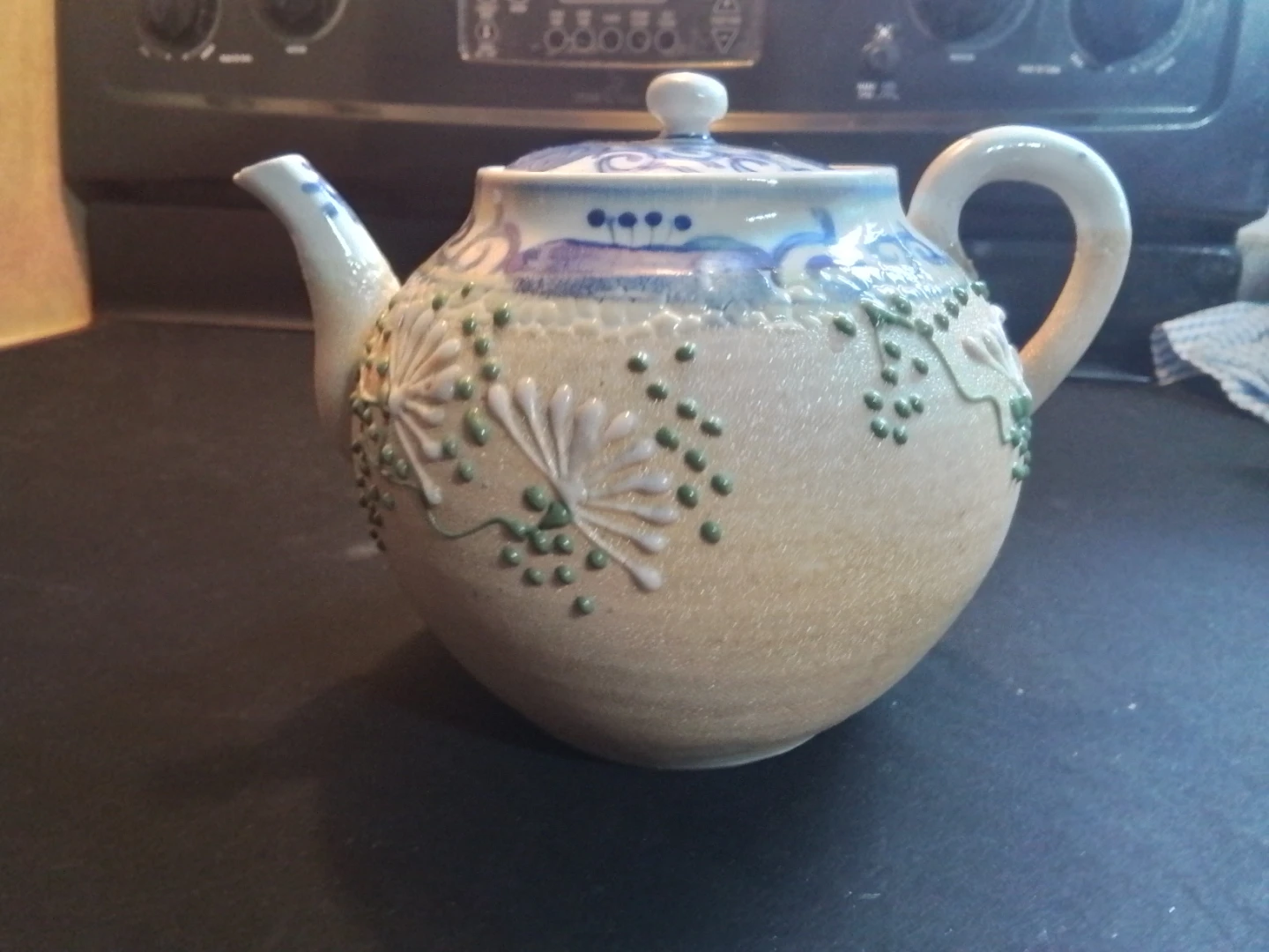 Antique Japanese Meiji Period Porcelain Teapot 6"
