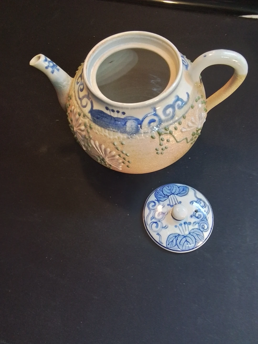 Antique Japanese Meiji Period Porcelain Teapot 6" - photo 4