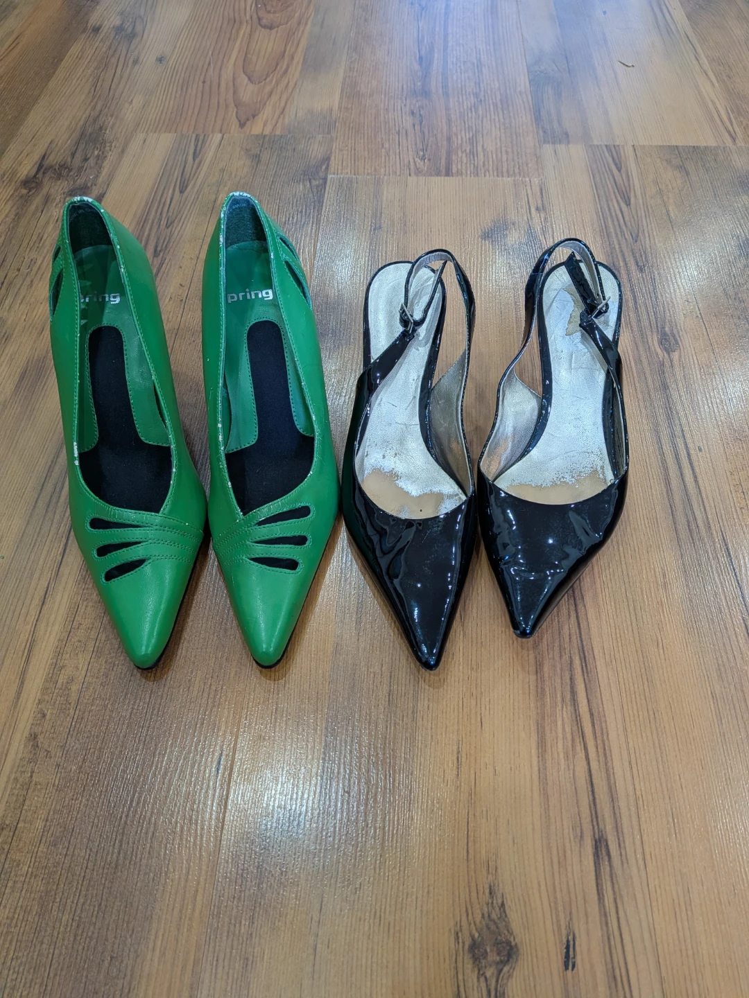 2 pairs of women's heels