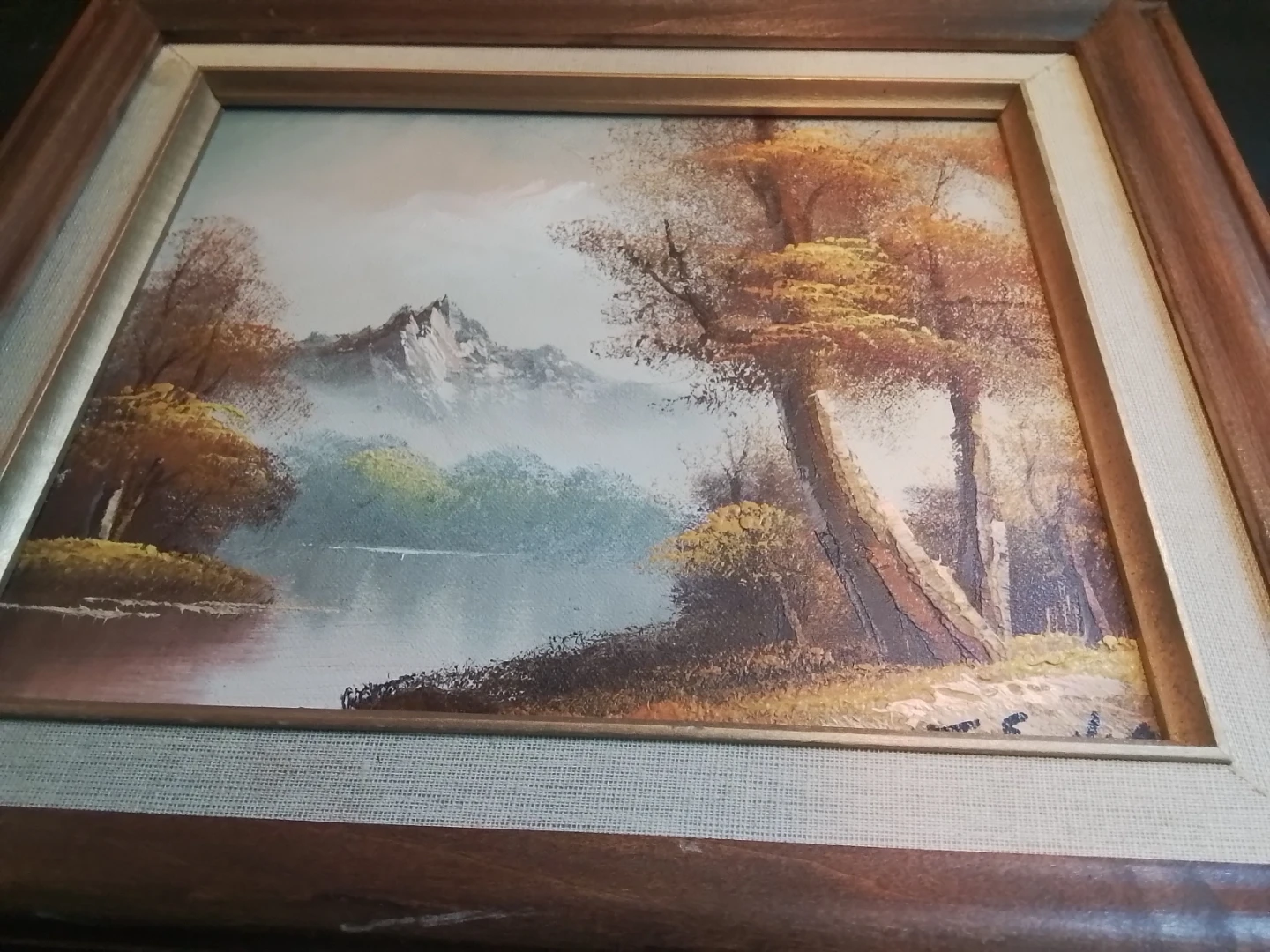 Signed Framed Landscape Oil Painting 14.75x12.75 - photo 4
