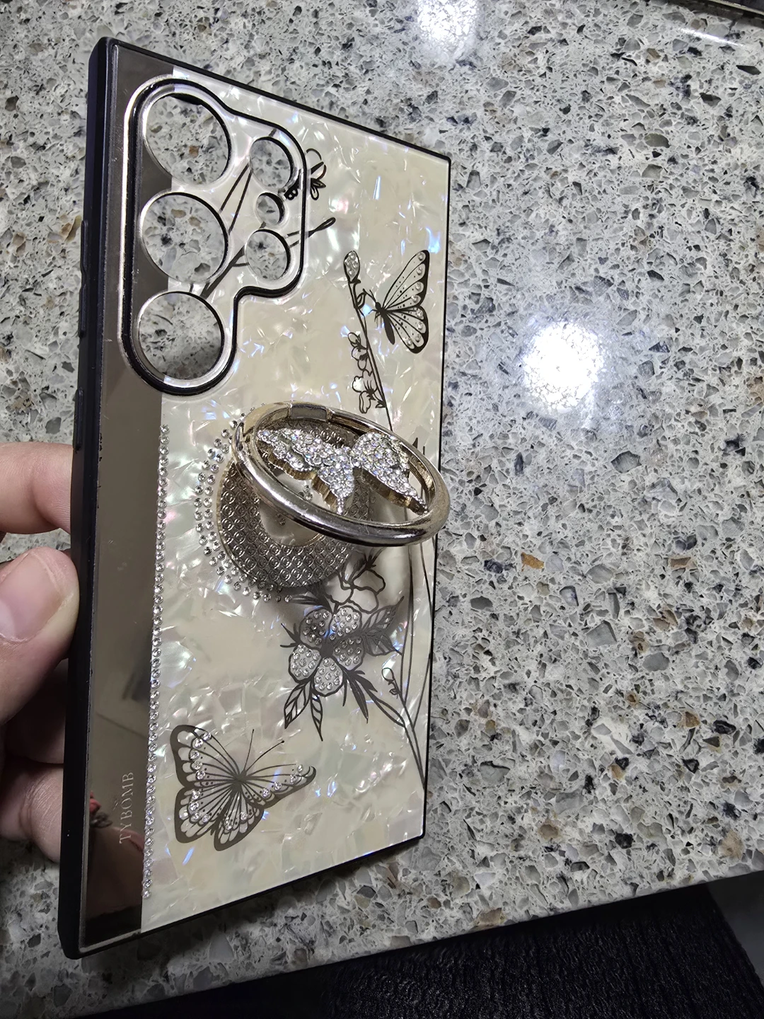Galaxy S24 Ultra Case with Butterfly Ring Holder - photo 3