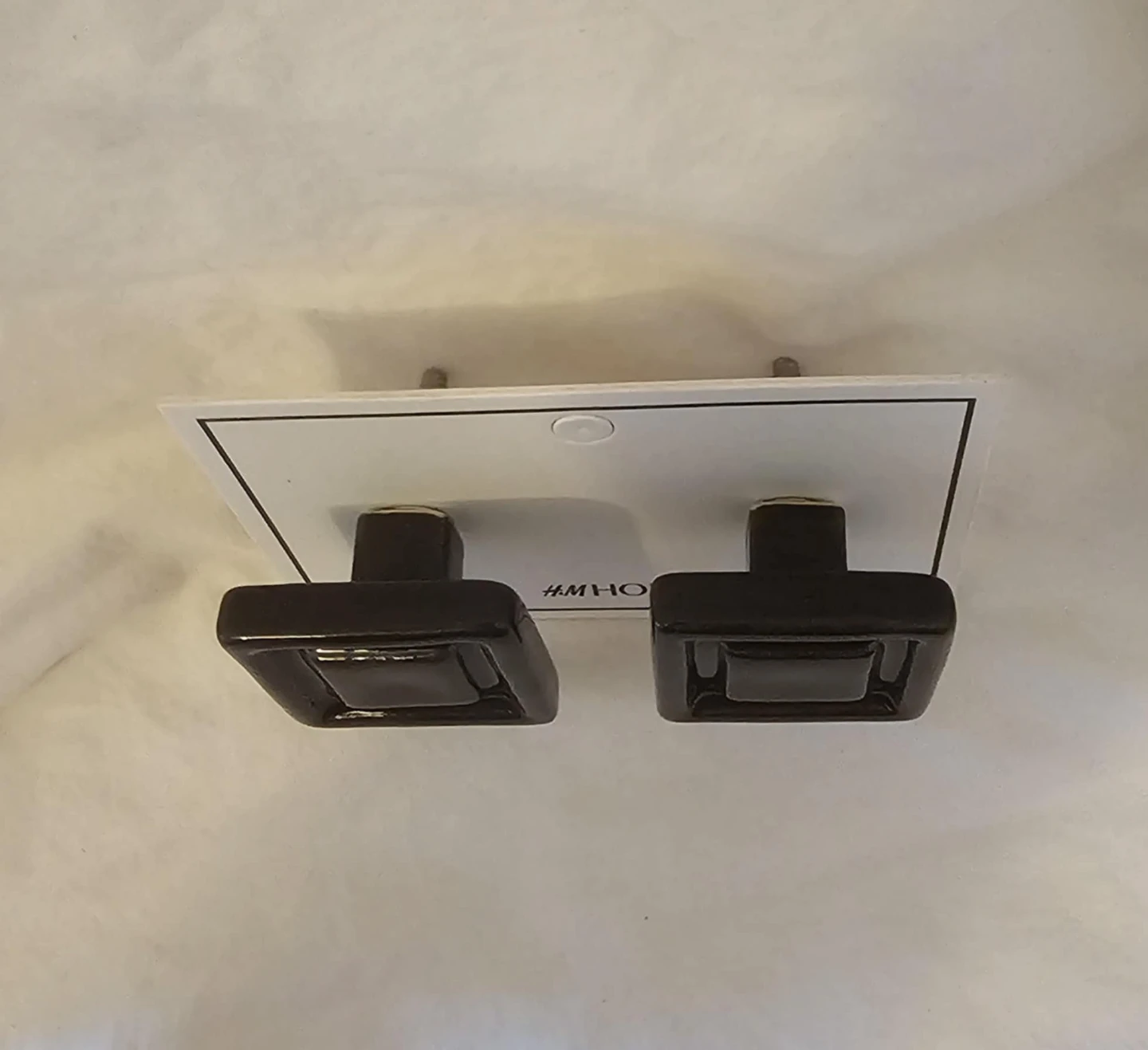 Black H&M Stoneware Cabinet/Draw Knobs 2 - Pack - photo 3
