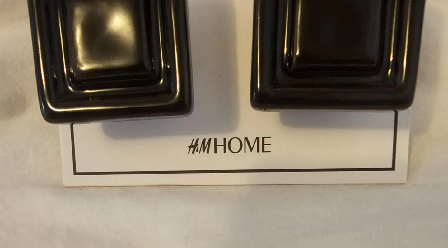 Black H&M Stoneware Cabinet/Draw Knobs 2 - Pack - photo 5
