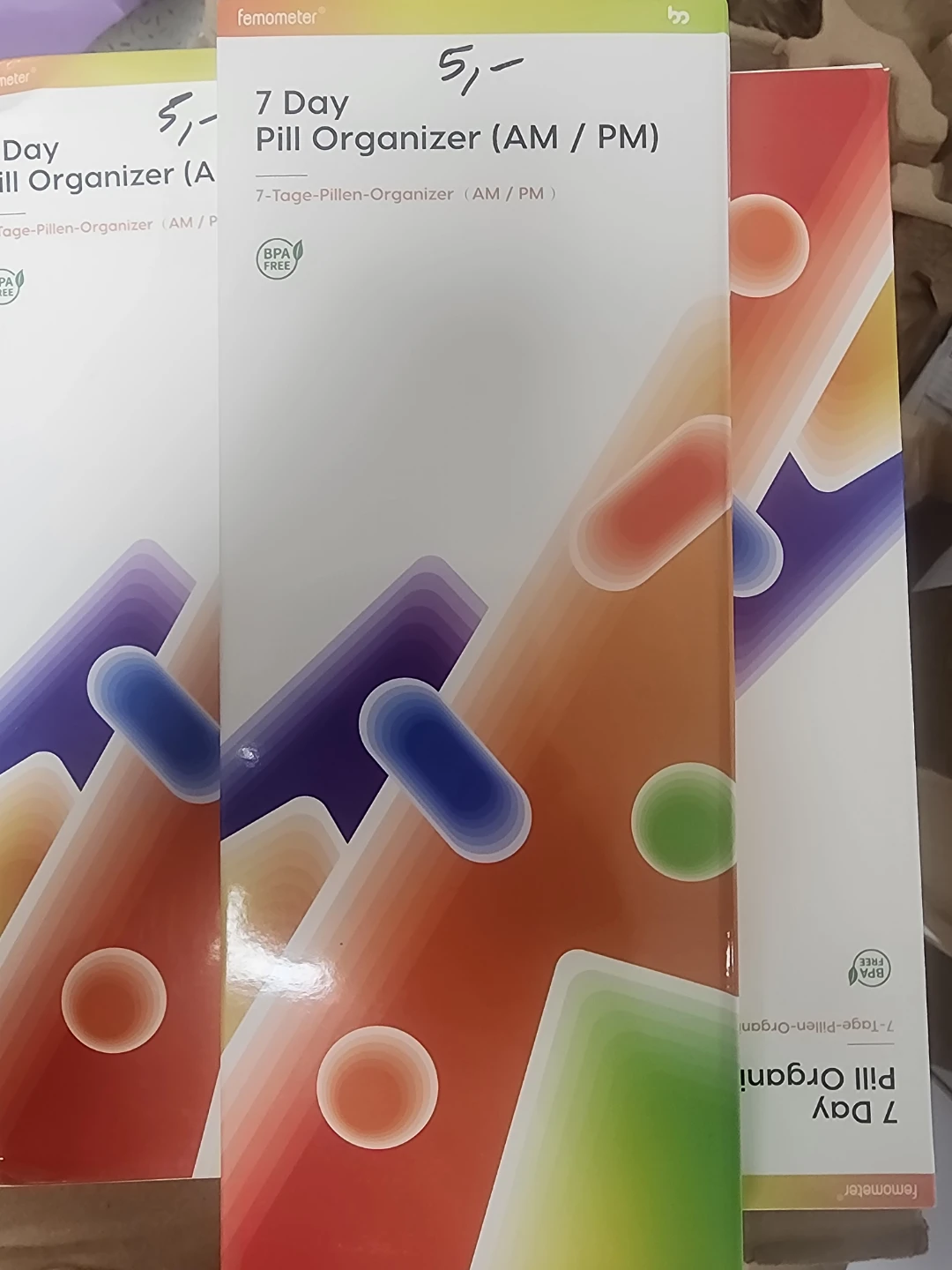 Femometer 7 Day Pill Organizer (AM/PM)