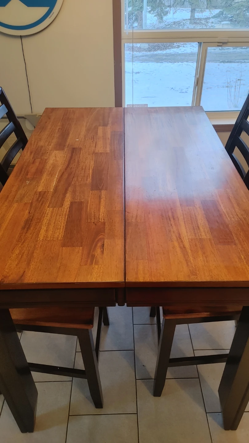 Extendable Dining Table and 4 Chairs - photo 2