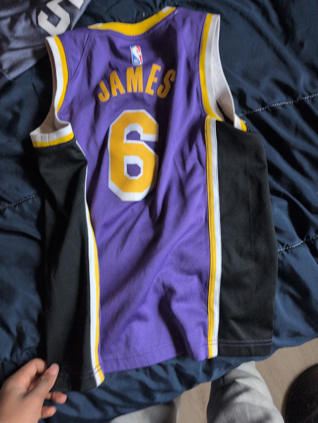 Los Angeles Lakers LeBron James #6 Jersey - photo 2