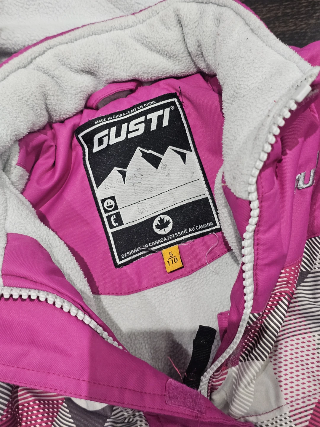 Girls winter jacket , size 5 - photo 3